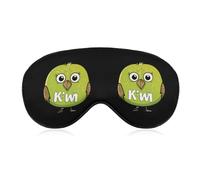 Funny Kiwi Bird Sleep Mask Soft Blackout Eye Mask Eye Shade Cover with Adjustable Strap for Men Women
