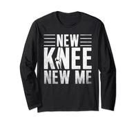 Funny Knee Replacement Surgery Get Well Soon Post Recovery Long Sleeve T-Shirt