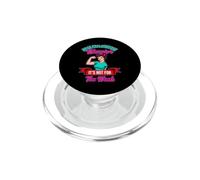 Funny Knee Replacement Warrior Saying Not For The Weak PopSockets PopGrip for MagSafe