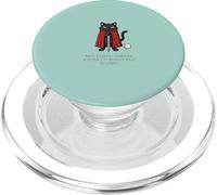 Funny Knight Cat Not Today Fartin Cattitude M'Lord Dad Mom PopSockets PopGrip for MagSafe