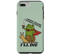 Funny Knight I Have to Say Weird Stuff Or I'll Die Frog Case for iPhone 7 Plus/8 Plus