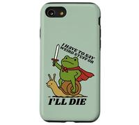 Funny Knight I Have to Say Weird Stuff Or I'll Die Frog Case for iPhone SE (2020) / 7/8