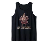 Funny Knight - Sir Cumference Tank Top