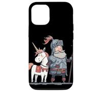 Funny Knight with Medieval Unicorn Costume Case for iPhone 12/12 Pro