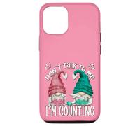 Funny Knitting Gnomes For Women Dont Talk To Me Im Counting Case for iPhone 12/12 Pro