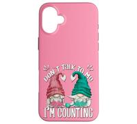 Funny Knitting Gnomes For Women Dont Talk To Me Im Counting Case for iPhone 16 Plus