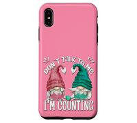 Funny Knitting Gnomes For Women Dont Talk To Me Im Counting Case for iPhone XS Max