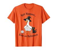 Funny Knitting Goose Witch Knit Happens Even on Halloween T-Shirt