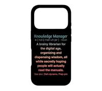 Funny Knowledge Manager Case for iPhone 17 Pro