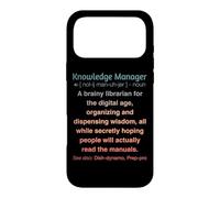 Funny Knowledge Manager Case for iPhone 17 Pro Max