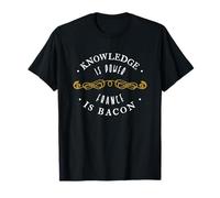 Funny Knowledge Power France Bacon Meme T-Shirt