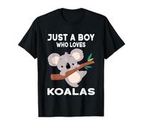 Funny Koala Boy Just a Boy Who Loves Koalas T-Shirt