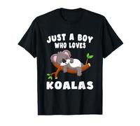 Funny Koala Boy Just a Boy Who Loves Koalas T-Shirt