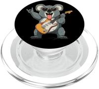 Funny Koala Rock Music Guitar Cute Animal Lover Design PopSockets PopGrip for MagSafe