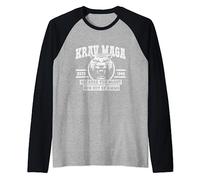 Funny Krav Maga Raglan Baseball Tee