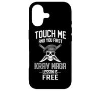 Funny Krav Maga Touch Me And You First Lesson Is Free Case for iPhone 17