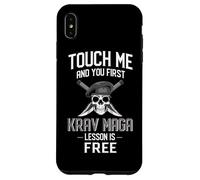 Funny Krav Maga Touch Me And You First Lesson Is Free Case for iPhone XS Max