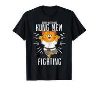 Funny Kung Fu Fighting Kitten Battle Cat Karate Pet Meow T-Shirt