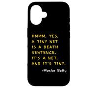 Funny Kung Pow Movie Quotes It's A TINY NET! It's Tiny! Case for iPhone 16