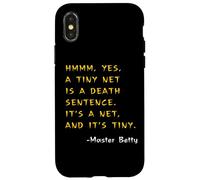 Funny Kung Pow Movie Quotes It's A TINY NET! It's Tiny! Case for iPhone X/XS