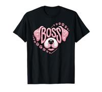 Funny La Jefa BOSS Puppy Lover Owner Dog Mom Pawsome Canine T-Shirt