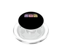 Funny La Ti Na Essential Elements Science Design PopSockets PopGrip for MagSafe