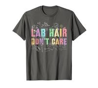Funny Lab Hair Don't Care Squad Crew Teacher Think Nerd T-Shirt