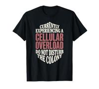 Funny Lab Tech Cellular Overload Biology Research Specialist T-Shirt