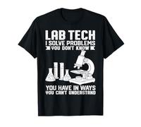 Funny Lab Tech Problem Solver LAB TECH I Solve Problems T-Shirt