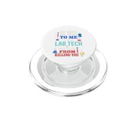Funny Lab Tech Scientist Laboratory Technician PopSockets PopGrip for MagSafe