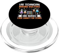 Funny Lab Technician Humor Laboratory W raphic PopSockets PopGrip for MagSafe