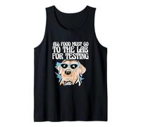 Funny Labrador Dog Lover All Food Must Go to The Lab Testing Tank Top