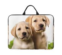 Funny Labrador Puppy Dog Laptop Case 14 Inch Laptop Sleeve Computer Carrying Bag Shockproof Protective Notebook Case Portable Laptop Bag Waterproof Briefcase Bag for Men Women