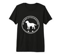 Funny Labrador Retriever Black Lab Fetch Dog Pet Lover Premium T-Shirt