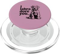 Funny Labrador Retriever Dog Lover Shirt I Labradore You PopSockets PopGrip for MagSafe