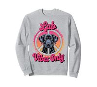 Funny Labrador Retriever Lab Vibes Only Dog Pets Gifts Sweatshirt