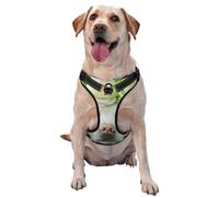Funny Labrador Retriever Puppy,Pet Harness,Adjustable Reflective Dog Harness,Pet Leash Vest,L
