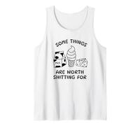 Funny Lactose Intolerance Dairy Allergy Sarcastic Food Joke Tank Top