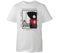 Funny Lady Music Gaga T-Shirt - Mayhem World Tour Inspired Concert Tee, “Dance All Night” Joke Graphic Shirt, Unisex Fan Gift Top (White, M)