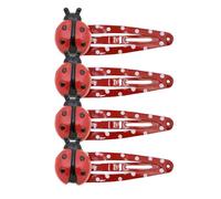 Funny Ladybirds Hairpin 4PCS For Female Bright Color Animal Hair Clip Barrettes Side Bangs Clip Women Kids Girl Hair Clip