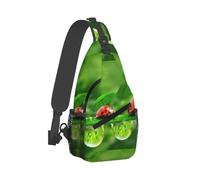 Funny Ladybug Cross Chest Bag Diagonally Sling Bag Crossbody Shoulder Bag Travel Hiking Daypack For Men Women