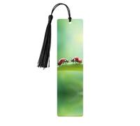 Funny Ladybug Print Wooden Bookmarks Beautiful Notebook Accessories for Men Women Book Lovers