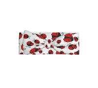 Funny Ladybug Printed Baby Headband, Soft and Breathable, Adjustable, Perfect for Baby Photos (0-6 Months)