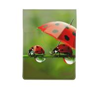 Funny Ladybug Printed Laptop Sleeve Bag 13-Inch - Leather Laptop Sleeve Case Shockproof Protective Computer Cover Bag