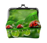 Funny Ladybug Printing Small Coin Purse, Lightweight Travel Wallet for Sightseeing Tours and Shopping Sprees