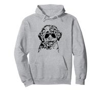 Funny Lagotto Romagnolo Dogs with Sunglasses Cool Dog Pullover Hoodie