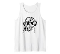 Funny Lagotto Romagnolo Dogs with Sunglasses Cool Dog Tank Top