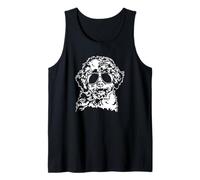 Funny Lagotto Romagnolo Dogs with Sunglasses Cool Dog Tank Top