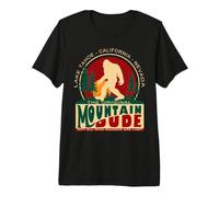 Funny Lake Tahoe Sasquatch Original Mountain Dude Keepsake Premium T-Shirt