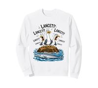 Funny Lancet Fish Seagull Scream Nurse Medical Pun Humor Sweatshirt